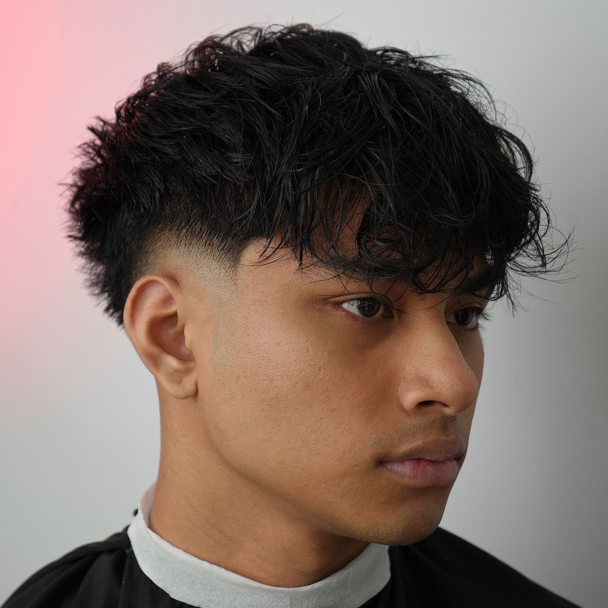 Textured crop haircut at COS Male Image